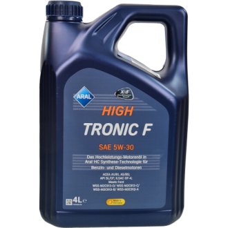 Олива моторна High Tronic F 5W-30, 4 л ARAL 1552A2