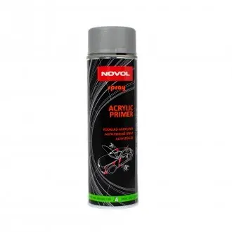 Ґрунт акриловий аерозольний l 500ml сірий NOVOL 34402