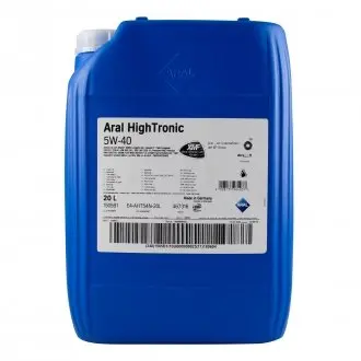 Моторное масло HighTronic 5W-40 синтетическое 20л ARAL 1505B1