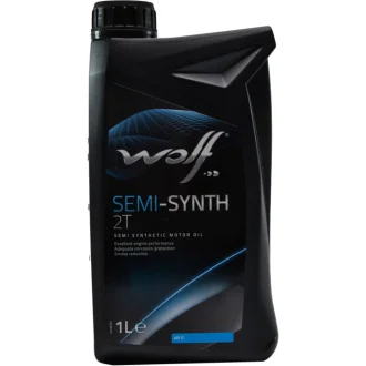 Моторное масло 2T Semi-Synth полусинтетическое 1 л WOLF 8301803