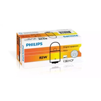 Автолампа 5 W, 12 V прозора PHILIPS 12821CP (фото 1)