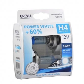 Автолампа Brevia 60 W 12 V світло-блакитна BREVIA HALOGEN 12040PWS