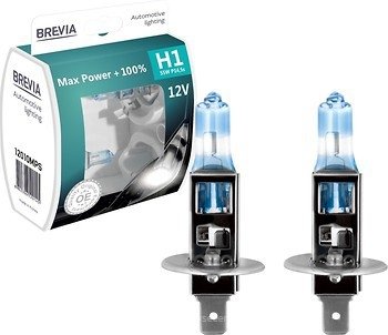 Автолампа Brevia 55 W 12 V прозоро-блакитна BREVIA HALOGEN 12010MPS