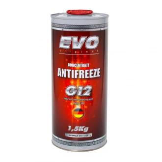 Концентрат антифриза G12 красный 1,5 л EVO G12RED1.5KGx6