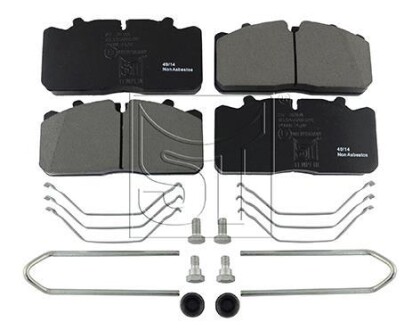 Комплект гальмівних колодок, дискове гальмо ST- TEMPLIN 03.120.8700.091