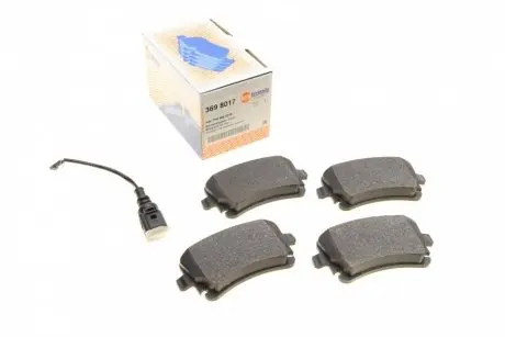 Колодки гальмівні (задні) VW T5 03- (Lucas) AUTOTECHTEILE 369 8017