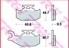 Гальмівні колодки TRW / LUCAS TRW MCB723SI (фото 2)