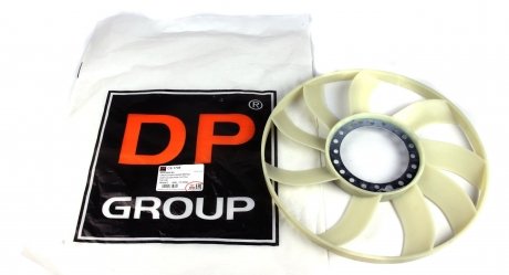Крильчатка вентилятора Ford Transit 2.5D/TD (біла, кругла) DP GROUP CS 1706 (фото 1)