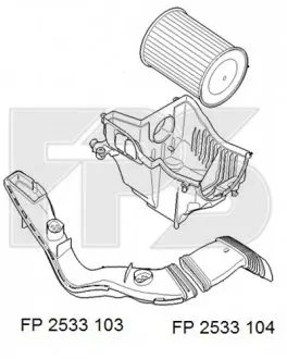Ремчастина пластикова FP FORMA PARTS 2533 103