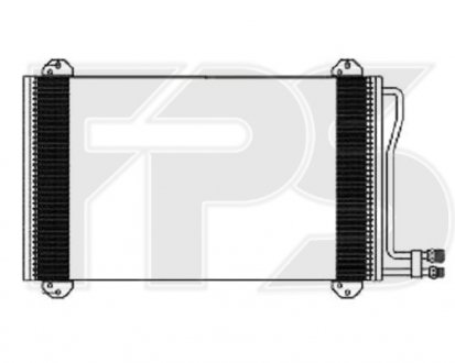 Радиатор кондиционера FP FORMA PARTS 46 K107 (фото 1)