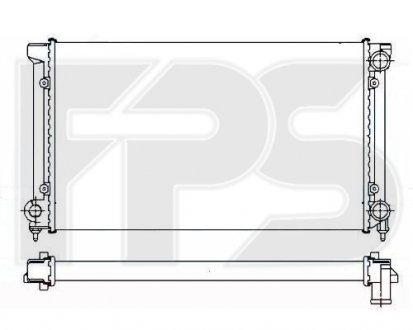 Радиатор охлаждения FP FORMA PARTS 74 A437