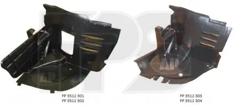 Решетка пластиковая FP FORMA PARTS 3512 301