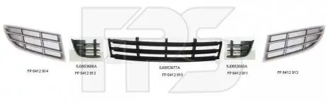 Решетка пластиковая FP FORMA PARTS 6412 914