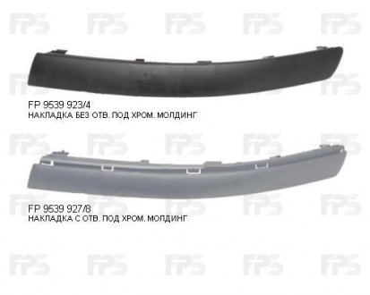 Полоска пластикова FP FORMA PARTS 9539 927 (фото 1)