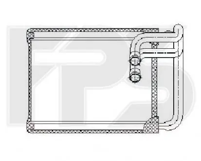 Радиатор печки FP FORMA PARTS 32 N187