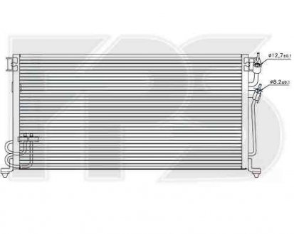 Радиатор кондиционера NISSENS 48 K248 (фото 1)