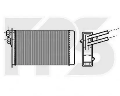 Радіатор печі FP FORMA PARTS 12 N60