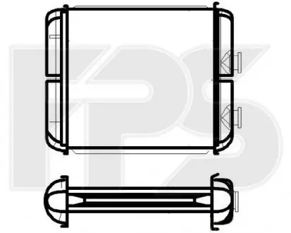 Радиатор печки FP FORMA PARTS 52 N34 (фото 1)
