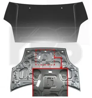 Капот FP FORMA PARTS 2802 280