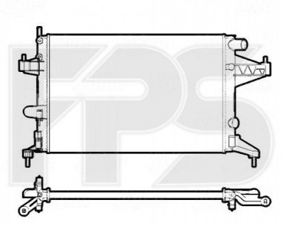 Радіатор охолодження MAGNETI MAGNETI MARELLI FP 52 A1079-X