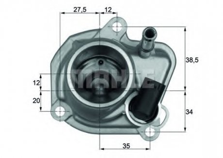 Термостат, охолоджуюча рідина MAHLE TI 29 87 MAHLE\KNECHT TI2987