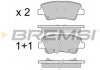 Гальмівні колодки зад. Hyundai i30/i40 11-/Kia Ceed 12- (akebono) BREMSI BP3471 (фото 3)