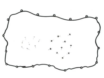Комплект прокладок кришки клапанів. MAN D2066 ELRING 714.660