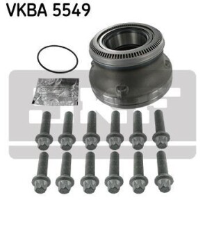 Блок-ступичний підшипник. 82x112x196. HUB SKF VKBA 5549