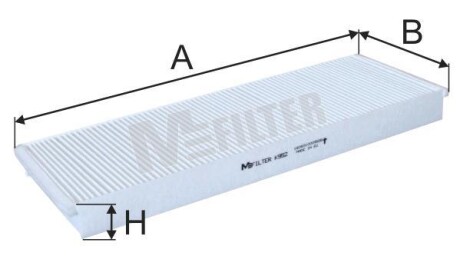 Фільтр салону M-FILTER MFILTER K952