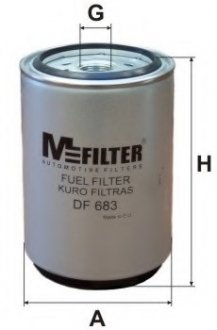 Фільтр паливний M-FILTER MFILTER DF683