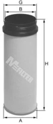 Фильтр воздушный вставка M-FILTER MFILTER A819