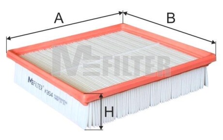 Фильтр салона M-FILTER MFILTER K954 (фото 1)