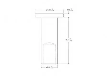 Комплект заклепок сталева трубчаста 5x15 BERAL 93235