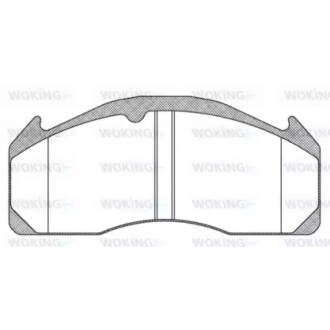 Гальмівні колодки дискові вантажні JSA11333.10 WOKING JSA1133310
