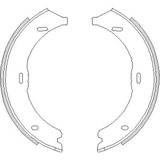 Колодки тормозные барабанные Z4745.00 WOKING Z474500