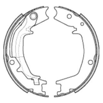 Гальмівні колодки барабанні WOKING Z423500