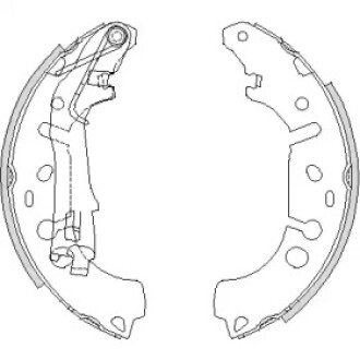 Колодки задние WOKING Z419200