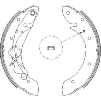 Колодки тормозные барабанные Z4419.00 WOKING Z441900