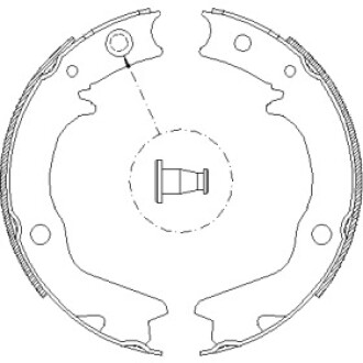 Колодки гальмівні барабанні Z4702.00 WOKING Z470200