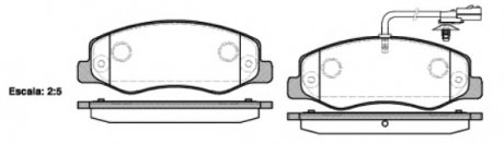 Колодки тормозные дисковые WOKING P1542301 (фото 1)