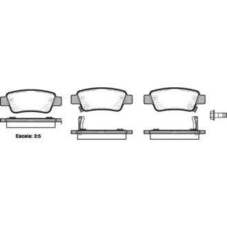 Колодки гальмівні P13903.02 WOKING P1390302