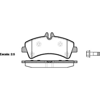 Колодки задние DB518 P13473.00 WOKING P1347300