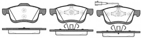 Колодки тормозные дисковые передние WOKING P1083301 (фото 1)