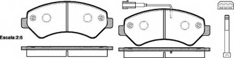 Колодки гальмові дискові передні WOKING P1375301