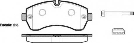 Колодки тормозные дисковые передние WOKING P1343300