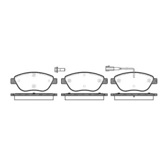 Колодки гальмові дискові передні WOKING P959301