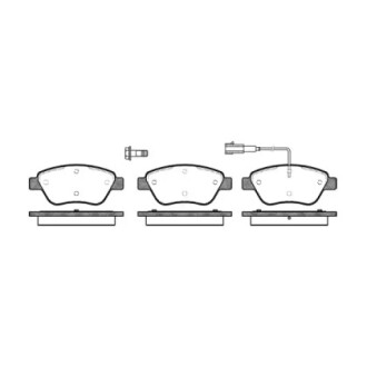 Колодки передние WOKING P958301