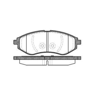 Колодки гальмівні P8863.00 WOKING P886300