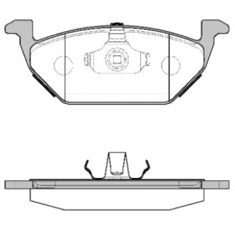 Колодки гальмові дискові передні WOKING P733300