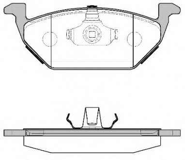 Колодки гальмові дискові передні WOKING P733300